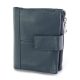 Coralia X-008 navy női bőr pénztárca