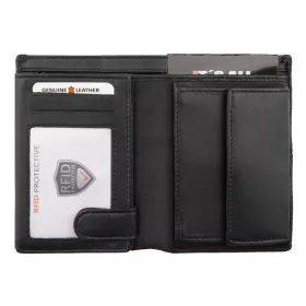   Giorgio Carelli férfi bőr pénztárca RFID védelemmel, 12 × 9,5 cm