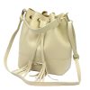 MiaMore 01-055 bézs női bőr válltáska 23 x 27 x 17 cm