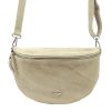 MiaMore 01-029 Z bézs női bőr válltáska, oldaltáska, crossbody 28 x 20 x 7 cm