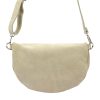 MiaMore 01-029 Z bézs női bőr válltáska, oldaltáska, crossbody 28 x 20 x 7 cm