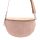 MiaMore 01-029 Z rózsaszín női bőr válltáska, oldaltáska, crossbody 28 x 20 x 7 cm