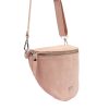 MiaMore 01-029 Z rózsaszín női bőr válltáska, oldaltáska, crossbody 28 x 20 x 7 cm