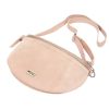 MiaMore 01-029 Z rózsaszín női bőr válltáska, oldaltáska, crossbody 28 x 20 x 7 cm