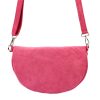 MiaMore 01-029 Z magenta női bőr válltáska, oldaltáska, crossbody 28 x 20 x 7 cm