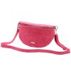 MiaMore 01-029 Z magenta női bőr válltáska, oldaltáska, crossbody 28 x 20 x 7 cm