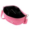 MiaMore 01-029 Z magenta női bőr válltáska, oldaltáska, crossbody 28 x 20 x 7 cm