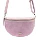 MiaMore 01-029 Z lila női bőr válltáska, oldaltáska, crossbody 28 x 20 x 7 cm