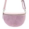 MiaMore 01-029 Z lila női bőr válltáska, oldaltáska, crossbody 28 x 20 x 7 cm