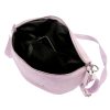 MiaMore 01-029 Z lila női bőr válltáska, oldaltáska, crossbody 28 x 20 x 7 cm