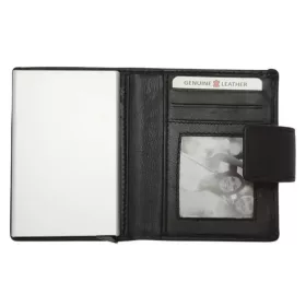   513900 002 Giorgio Carelli bőr protektoros pénztárca fekete