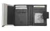 513900 002 Giorgio Carelli bőr protektoros pénztárca fekete