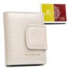 Peterson PTN 42329-SBR-BE bézs női bőr pénztárca 8.5 x 10.5 x 3 cm 