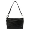 MiaMore 01-016 DOLLARO fekete női bőr kézitáska 28 x 17 x 110 cm