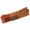 Pierre Cardin férfi bőr pénztárca, konyak, RFID védelemmel, 12 × 9,5 cm