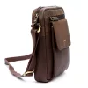 Pierre Cardin TILAK112 8423 barna férfi bőr oldaltáska, válltáska 23 x 26 x 10 cm
