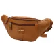 Pierre Cardin TILAK112 9323 konyakbarna női marhabőr övtáska, crossbody 34 x 15 x 8 cm
