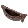 Pierre Cardin TILAK112 9323 barna bőr övtáska, crossbody 34 x 15 x 8 cm