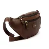 Pierre Cardin TILAK112 9323 barna bőr övtáska, crossbody 34 x 15 x 8 cm