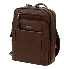 Pierre Cardin TILAK112 barna bőr hátizsák 26 x 38 x 11 cm