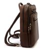 Pierre Cardin TILAK112 barna bőr hátizsák 26 x 38 x 11 cm