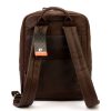 Pierre Cardin TILAK112 barna bőr hátizsák 26 x 38 x 11 cm