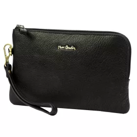   Pierre Cardin TILAK112 12423 fekete férfi bőr autós táska 24 x 14.5 x 3 cm