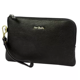   Pierre Cardin TILAK112 12423 fekete férfi bőr autós táska 24 x 14.5 x 3 cm