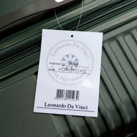   Leonardo da Vinci 3065-2 S32 zöld abs bőrönd 55 x 85 x 32 cm