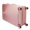 Leonardo da Vinci 3036-1 5 részes rosegold abs bőrönd szett