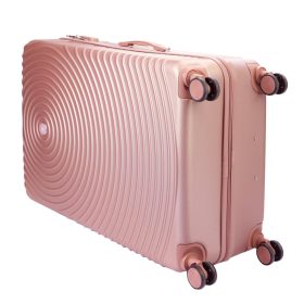   Leonardo da Vinci 3036-1 5 részes rosegold abs bőrönd szett