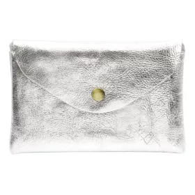   VerMari ET MET-L-1 ezüst női bőr pénztárca és irattartó 15.5 x 10 x 2 cm