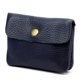   VerMari ET DOL-M-1 navy női bőr pénztárca és irattartó 10.5 x 8 x 2.5 cm