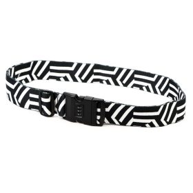   Gregorio Luggage Strap D2 fekete-fehér bőrönd biztonsági zár 5 cm