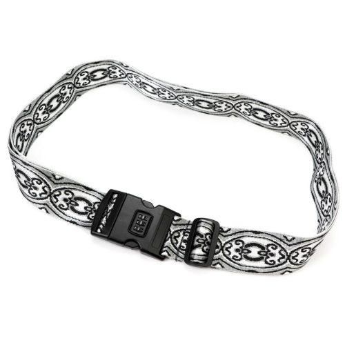 Gregorio Luggage Strap D2 fehér bőrönd biztonsági öv zár 5 cm