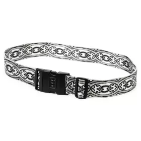   Gregorio Luggage Strap D2 fehér bőrönd biztonsági öv zár 5 cm