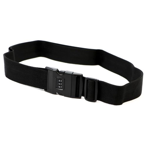 Gregorio Luggage Strap D3 fekete bőrönd biztonsági öv zár 5 cm