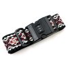 Gregorio Luggage Strap D4 mintás bordó bőrönd biztonsági öv 5 cm