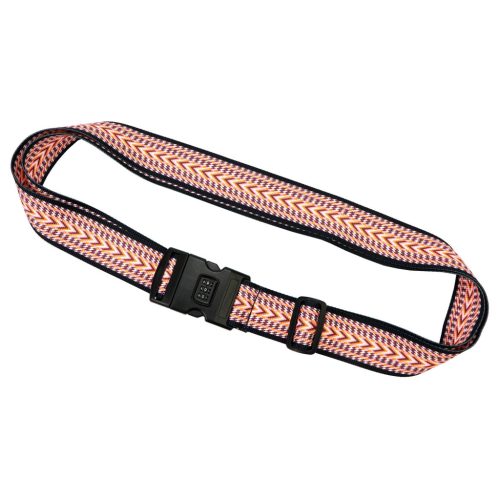 Gregorio Luggage Strap D4 mintás rózsaszín bőrönd biztonsági öv zár 5 cm