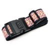 Gregorio Luggage Strap D4 mintás rózsaszín bőrönd biztonsági öv zár 5 cm