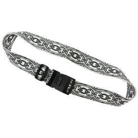   Gregorio Luggage Strap D4 mintás fekete-fehér bőrönd biztonsági öv 5 cm