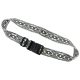Gregorio Luggage Strap D4 mintás fekete-fehér bőrönd biztonsági öv 5 cm