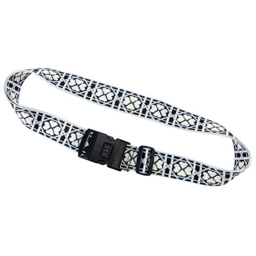 Gregorio Luggage Strap D4 mintás fehér bőrönd biztonsági öv 5 cm