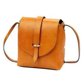 Gregorio 1717 narancs női bőr válltáska 16 x 18 x 9 cm
