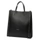 Pierre Cardin FRZ 55085 fekete női bőr válltáska 34 x 37 x 13 cm