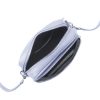 MiaMore 01-062 SILVER lila női bőr válltáska, oldaltáska 18.5 x 13.5 x 7.5 cm