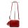 Pierre Cardin FRZ 1501 bordó női bőr válltáska, oldaltáska, crossbody 21 x 16 x 8 cm