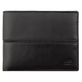   Giorgio Carelli férfi fekete bőr pénztárca RFID védelemmel, 12×9,5 cm
