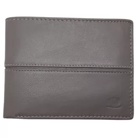   Giorgio Carelli férfi szürke bőr pénztárca RFID védelemmel, 12×9,5 cm