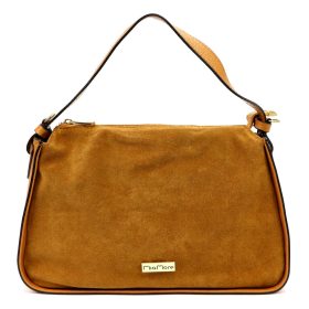   MiaMore 01-066 konyak női bőr kézitáska, válltáska 34 x 23 x 10 cm